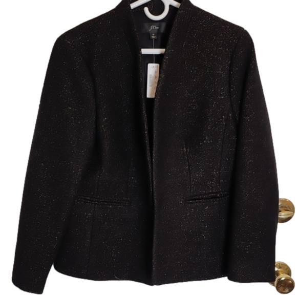 J. Crew Jackets & Blazers - J Crew, Going Out Blazer in tinsel tweed, size 12, NWT